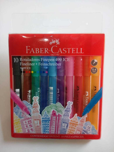 Oferta Finepen - Rotulador 499 Ice Faber Castell Set X10 