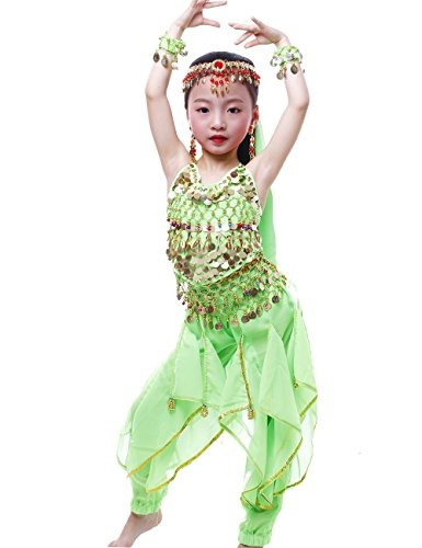 Vientre Astage Niñas Danza Oriental Establece Todos Los Acce