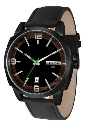 Relógio Masculino Lince Mrc4632l-p2px Analógico Preto 4,8cm