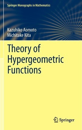 Libro Theory Of Hypergeometric Functions - Toshitake Kohno