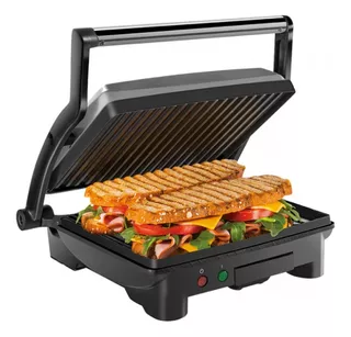 Parrilla Prensa Panini Chefman Rj02-180-4-r Gourmet 1000w