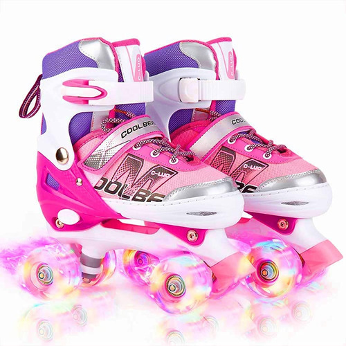 Patines Ajustables Para Niñas Seguros Talla S