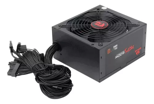 Fonte Gamemax, 600W, 80 Plus White, PFC Ativo, Bivolt, Preto - GS600 FONTE  CUSTO BENEFICIO 