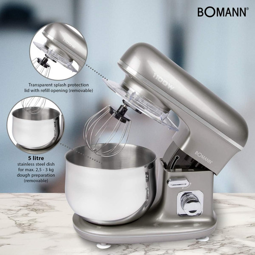 Bomann Km 6010 Cb-amasadora Con Tapa Transparente