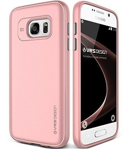 Funda Galaxy S7 Snow Pink Slim Fit Cubierta Suave Tpu Pc 