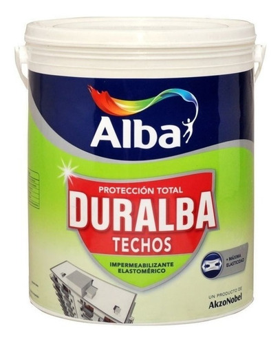 Membrana En Pasta Duralba Techos X 20lts Reduce Temperatura