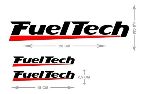 Adesivo Fueltech Carro Turbo Rebaixado Som 3 Unidades