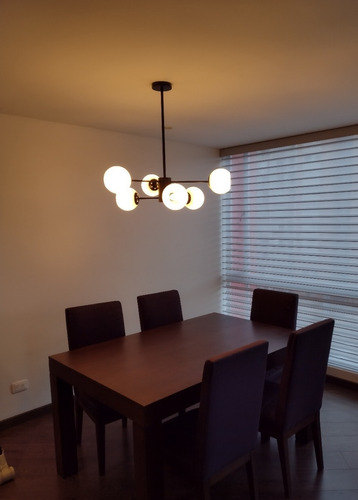 Lampara De Techo Decorativa De Bolas Opalizadas Modelo Odise