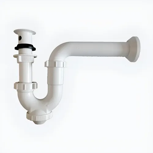 Trampa C/registro Y Contra Lavabo Fregadero Coflex P-b9001 Blanco