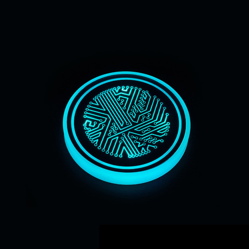 Sete Cores Vibrantes Para Luzes Led Porta-copos De Carro