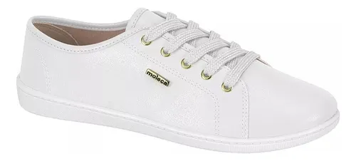 Tenis Moleca Escolar Feminino Casual B sico Liso Original