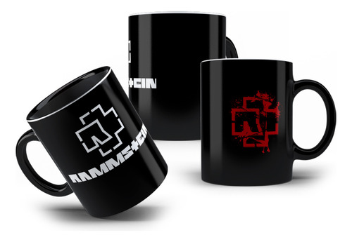 Caneca De Porcelana Rammstein Fã Banda Favorita Metal Rock