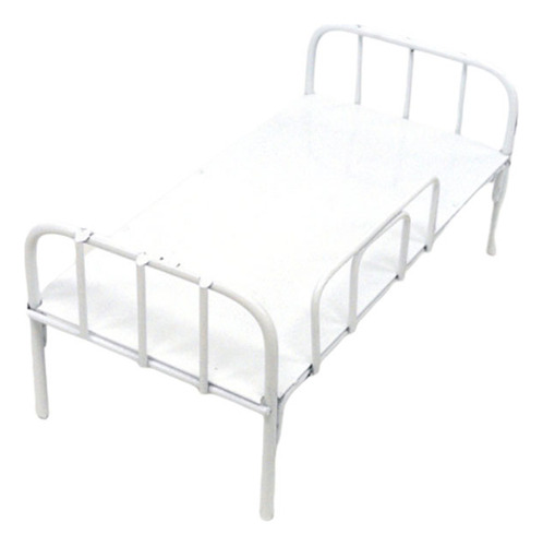 Cama Simulada Blanca Modelo Soldier, Cama De Dormitorio, Est