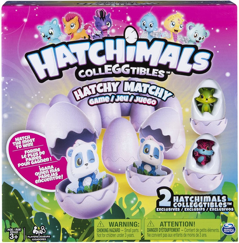 Spin Master Games Hatchimals - Hatchy Matchy Juego Con Dos E