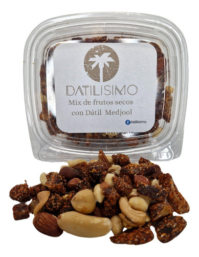 Botana, Mezcla De Frutos Secos Con Dátil Medjool