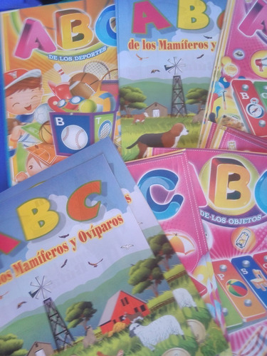 Cartilla Abc Escolar Abecedario Frutas Animales Numeros