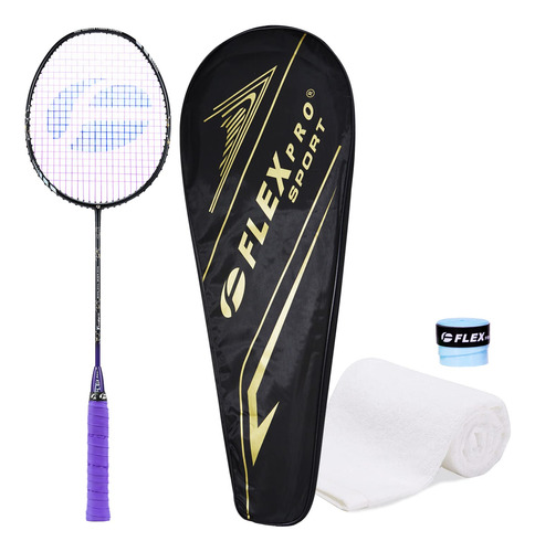 Raqueta Badminton Fibra Carbono 4u Alta Rigida Ligera 28