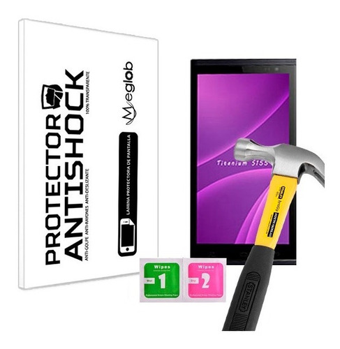 Protector De Pantalla Antishock Leotec Titanium T155b