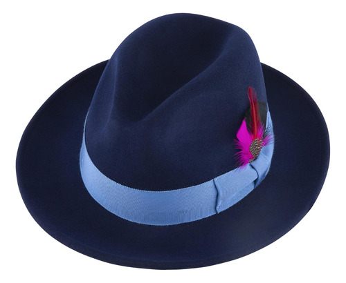 Sombrero Clásico De Fedora Para Hombres Y Mujeres, Sombrero
