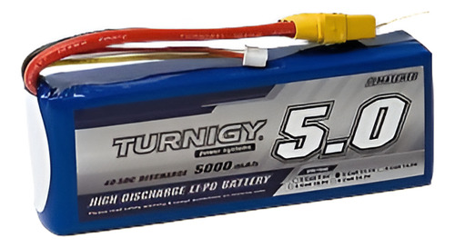 Rc Turnigy 5000mah 3s 40c Lipo Pack W/xt-90