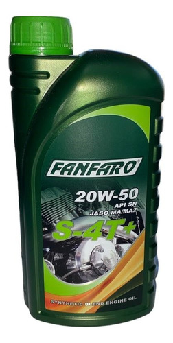 Aceite Fanfaro 20w-50 S-4t+ Para Motos