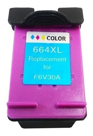 Cartucho Pra Impressora 664xl 12 Ml Colorido Recarregado (Recondicionado)