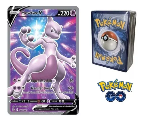 50 Cartas Pokemon Nenhuma Repetida Com 01 Ultra Rara Mew