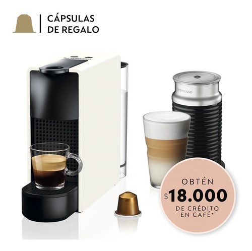 Imagen 2 de 10 de Cafetera Nespresso Essenza Mini Con Espumador De Leche