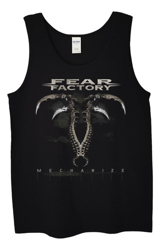 Polera Musculosa Fear Factory Mechanize Rock Abominatron