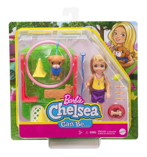 Barbie Chelsea Entrenadora De Perros Mattel