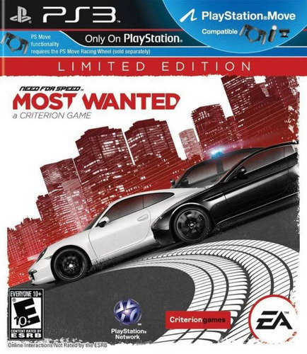 Need for Speed: Most Wanted  Most Wanted Limited Edition Electronic Arts PS3 Físico