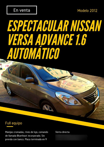 Nissan Versa 1.6 Advance