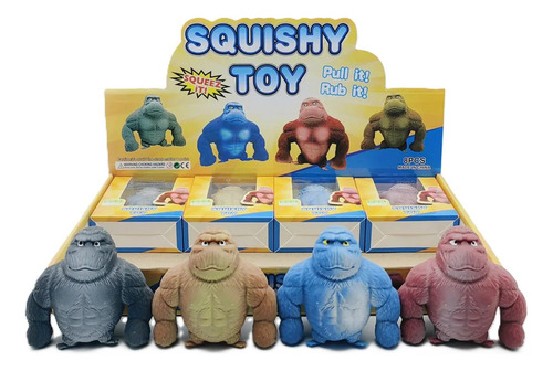 Juguete Antistress Gorila Squishy Anti Stress Mega Estirable Color