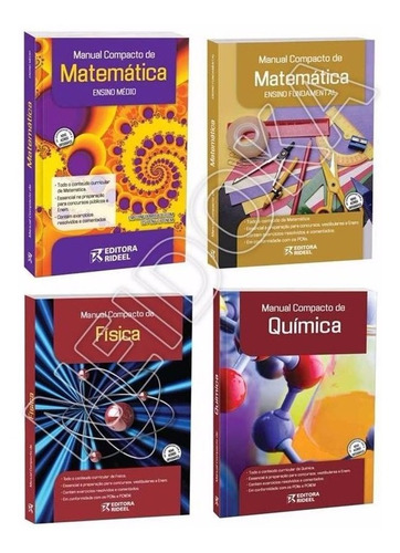 24 Livros Coleção Completa Manual Compacto Enem  Vestibular