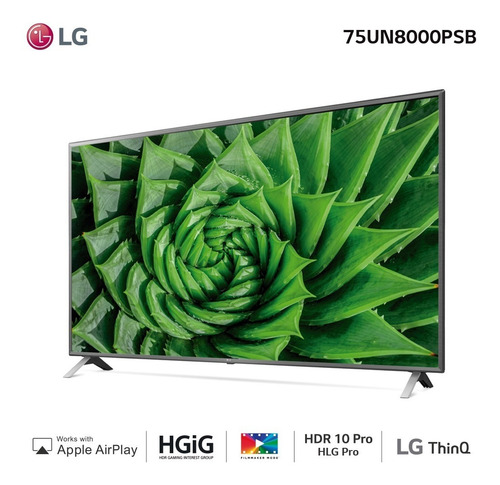 Imagen 2 de 5 de Smart Tv Uhd 75 75un8000psb Ai LG