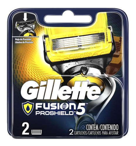 Carga Refil Gillette Fusion Proshield 5 - 2 Refis
