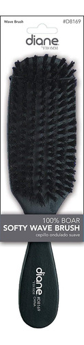 Diane % Boar Softy Wave Brush, Cerdas De Jabalí, Cerdas Refo