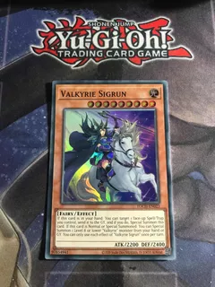 Valkyrie Sigrun Super Rare Yu-gi-oh! Original Konami