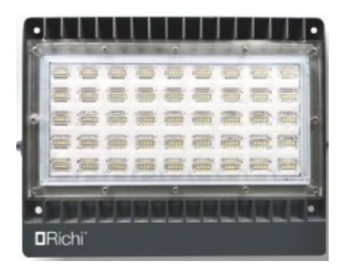 Reflector Proyector Led 150w Ip65 Premium Fria Richi Color de la carcasa Negro Color de la luz Blanco frío