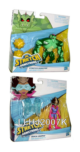 Lote Stretch Monster & Quick Charge Stretch Armstrong Baf 