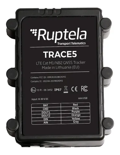 Localizador Vehicular 2G y 4G IP67 / Rastreo / Conducción eficiente / Deteccion de Jammer / Ideal para motocicletas / Apagado remoto / Incluye MICSIM25GPS TRACE5PLUSKIT2 - Código: TRACE5PLUSKIT2 | Compra en Guadalajara