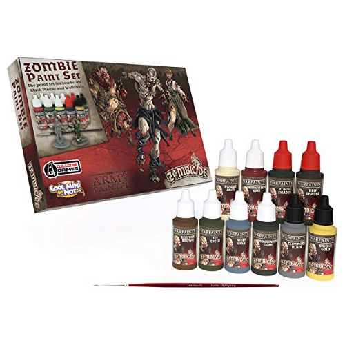 Juego De Pintura Zombicide, 10 Frascos Cuentagotas De P...