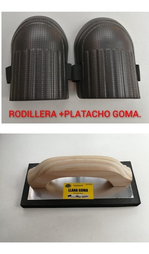 Rodillera Corte Ceramica +platacho Goma. 
