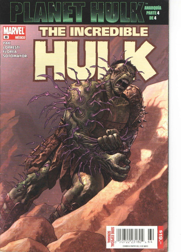 Comic Marvel Planet Hulk The Incredible Hulk 8 #8 Español 