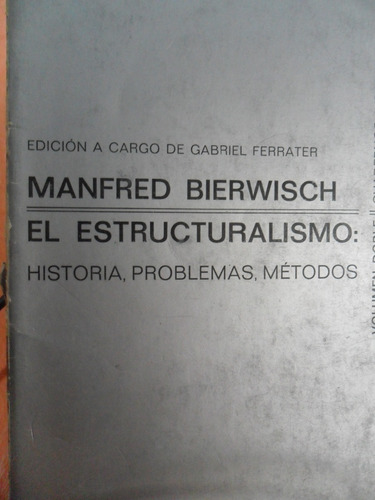 Manfred Bierwisch. El Estructuralismo