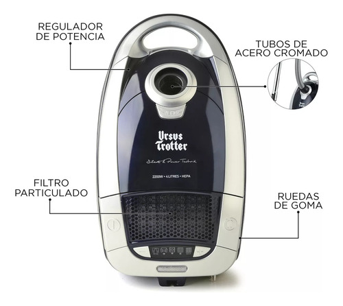 Aspiradora Arrastre 2200w Ut-kraftdig Ursus Trotter