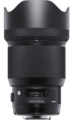 Sigma lente 85mm F1.4 dg art para Nikon 4 años