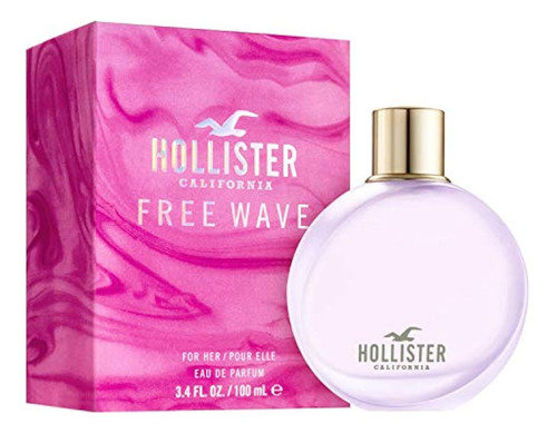 Espray Edp Hollister Free Wave Para Mujer, Floral, 3.4
