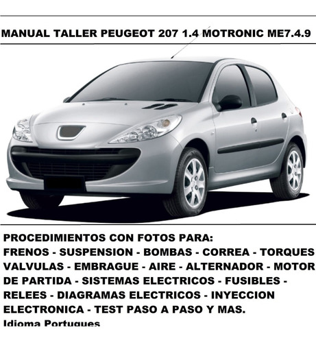 Imagen 2 de 3 de Manual Taller Y Servicio Peugeot 207 1.4 Motronic Nafta