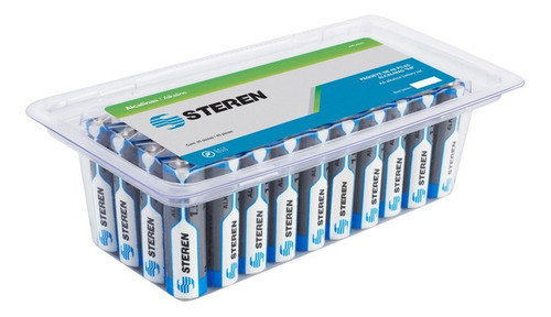 Imagen 1 de 3 de Baterias Aaa Steren Bat-aaa40 Paquete Con 40pz Alcalinas